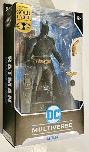 MCFARLANE DC MULTIVERSE BATMAN BEGINS FEAR TOXIN BATMAN 7" FIGURE GOLD LABEL - Picture 7 of 8