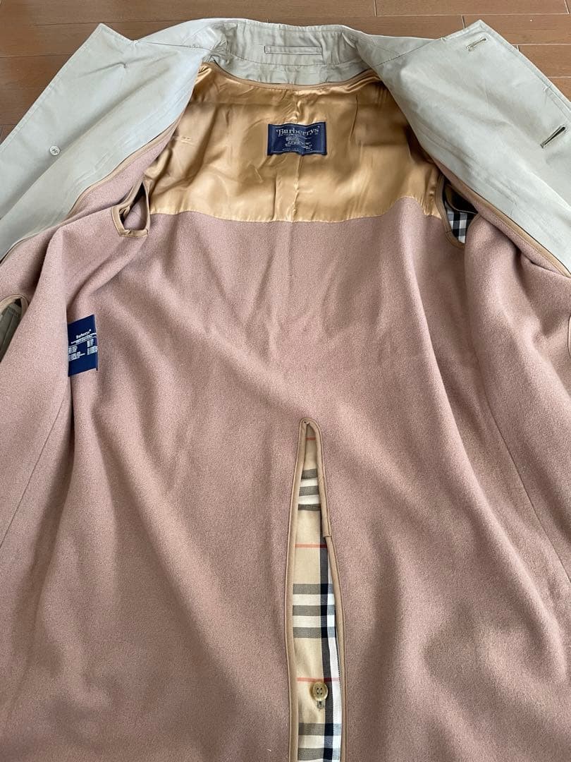 Burberry Men's Khaki Balenciaga Coat with Liner thumbnail 2