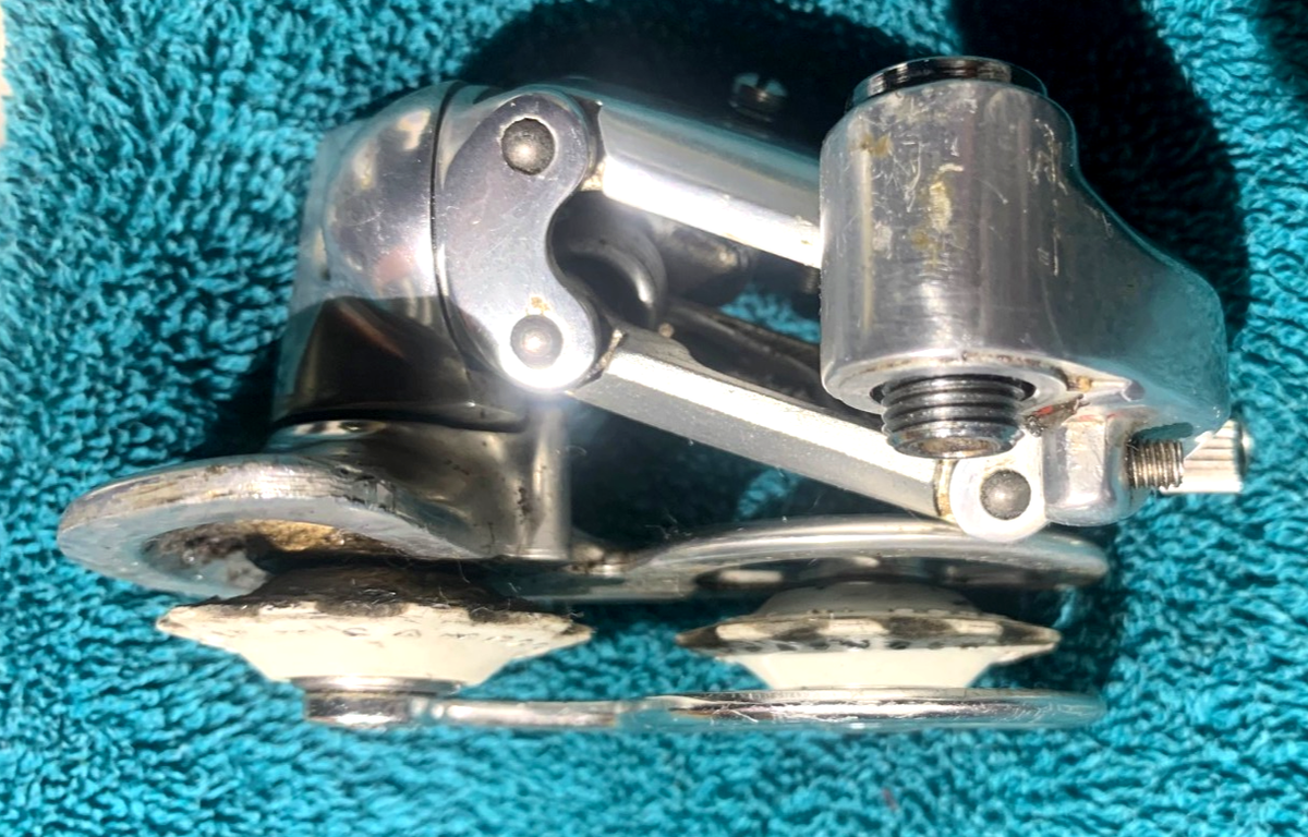 Dérailleur Arrière Vintage Campagnolo Chorus C Record – Argent – 5/6/7 Vitesses – Italie