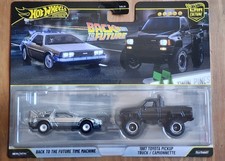 2026 Hot Wheels Car Culture 2-Pack BTTF Time Machine 1987 Toyota Pickup Truck