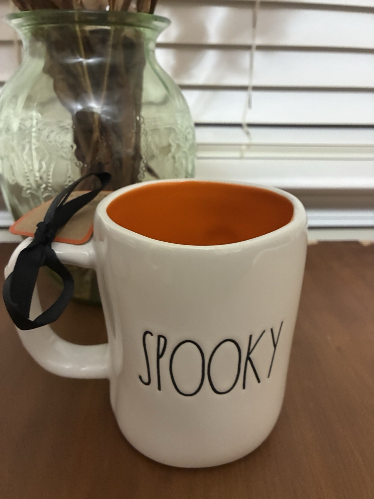 Rae Dunn Spooky Linus Great Pumpkin Bats Halloween Mug