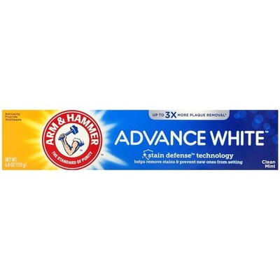 New Arm & Hammer Advance White Extreme Whitening Toothpaste Clean Mint - 6 oz