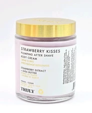 Truly Beauty Strawberry Kisses Plumping After Shave Body Cream ~ 6 fl oz / 180ml