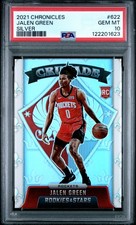 2021 PANINI CHRONICLES SILVER #622 JALEN GREEN PSA 10