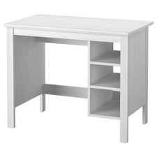 IKEA BRUSALI writing desk / Table / bureau white 90 cm 52 cm 73 cm