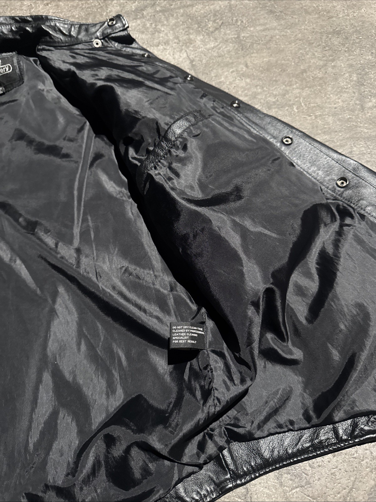 Leather Gallery Men’s Snap Button Jacket Collared… - image 15