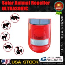 Solar Alarm Light Solar Strobe Light Wireless Motion Sensor Detector Outdoor LED