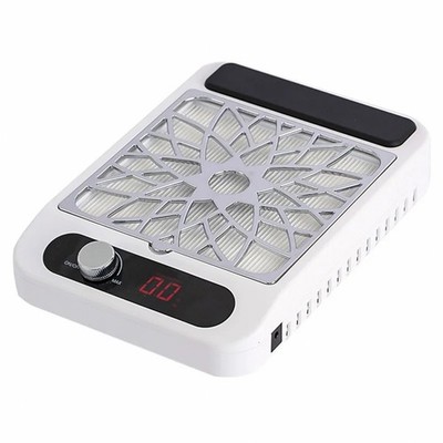 Nail Dust Vacuum Cleaner 360 Degree Suction Reusable Filter Portable Dust