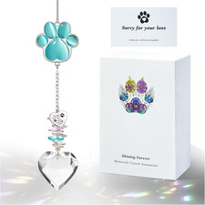 Pet Memorial Suncatcher - Dog Memorial Gifts, Pet Loss Sympathy, Thoughtful Dogs