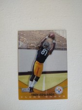 1999 Topps Stadium Club Chrome - Clear Shots Troy Edwards #SCCE9 (RC)