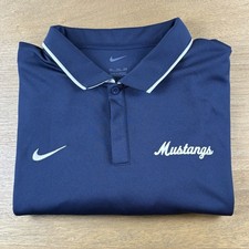 Nike x SMU Mustangs Script Logo Team Issue Polo Shirt CXL NCAA Championship