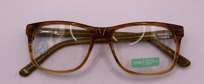 PROPER OPTICS FRAMES ONLY EYEGLASSES INNOV 24 BROWN 54-16-145