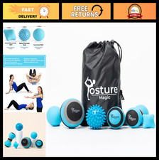 Myofascial Massage Ball Set - 6 Deep Tissue Release Tools for Trigger Points