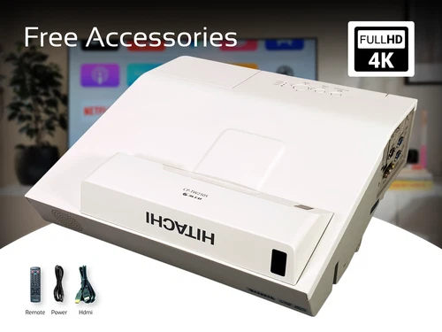 3LCD Projector for PowerPoint, Google Slides, Zoom Class 2700 Lumens 16W Speaker