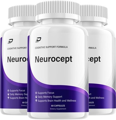 (3 Pack) Neurocept Supplement Capsules   Neurocept Natural Blend Memory Focus