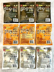 LEGO Mixels Lot of 9 Series 1 2 3 Cragsters Flexers Spikels Sets Factory Sealed