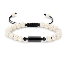 Cylinder Urn Bracelet for Ashes for Women Men Cremation Jewelry Memorial Keepsak