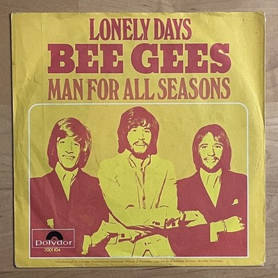 Vinyl 7'' Single:  Bee Gees    Lonely Days     (VG+/VG+)