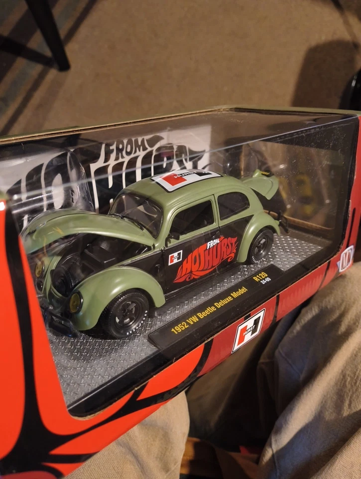 Máquinas M2 escala 1/24 Hurst 1952 Volkswagen VW Escarabajo Modelo Deluxe R120 NUEVO Foto 4 de 4