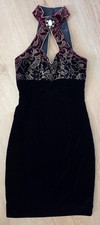 NWOT Jessica McClintock Gunne Sax velvet cocktail dress 3/4