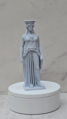 Caryatid Greek Female Statue 3D Printed Classical Ancient