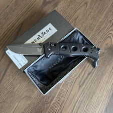 Benchmade Mini Adamas -  AXIS Lock Folding Knife - Black G-10