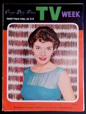 1957 Chicago Daily Tribune TV Week July 20-26 Polly Bergen Captain Kangaroo C342
