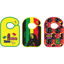 Baby Boys' Bob Marley Bibs 3-Pack Miscellaneous Infant Multi