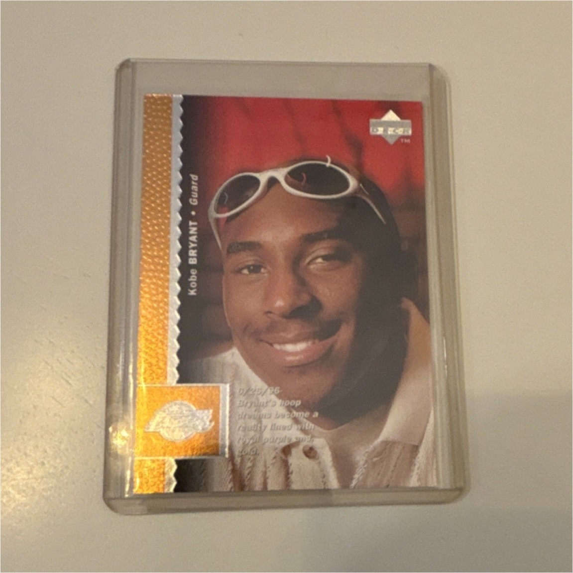 Upper Deck 1996-97 Kobe Bryant #58 Lakers NBA Base Set Rookie Basketball Card