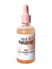 ISLE OF PARADISE Self-Tanning Drops BODY LIGHT 2.54oz. LARGE New