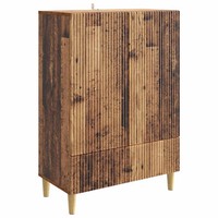 Sideboard Altholz 66X34,5X95 Cm Kommode Wohnzimmer Vintage