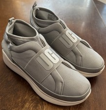 Image of UGG Neutra NEOPRENE Fashion SNEAKERS in Space Age Silver Gray WOMEN’S 10 US NWOB