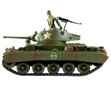 21st Century Toys Ultimate Soldier 1:32 WWII US Army M24 Chaffee Tank & Crew