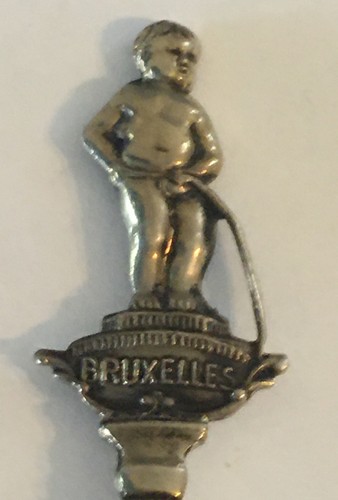 Bruxelles Brussels Belgium Vintage Souvenir Spoon Collectible