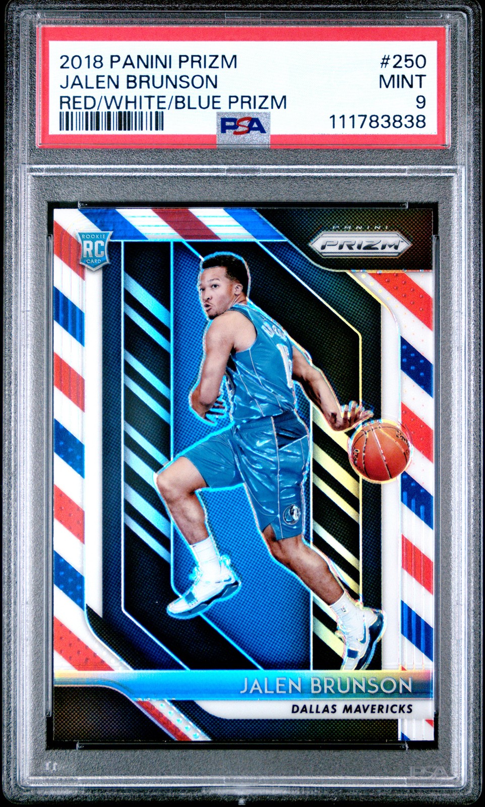 Jalen Brunson Blue Prizm #250
