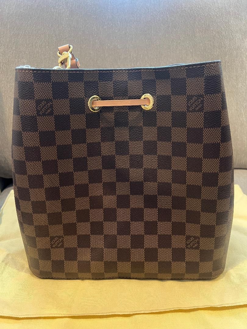 LOUIS VUITTON Monogram Canvas NeoNoe MM Handbag Damier Ebene