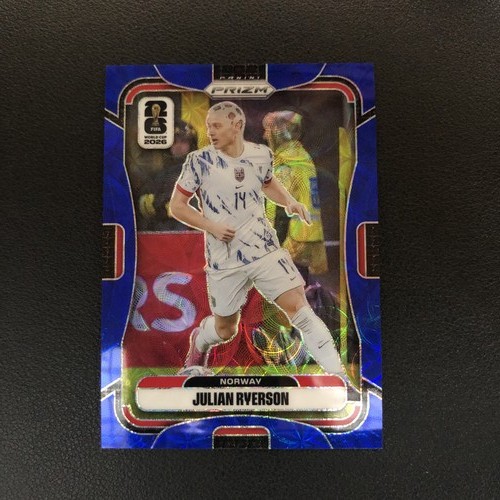 2026 Panini Prizm FIFA World Cup Julian Ryerson Blue Choice Prizm /38 Norway