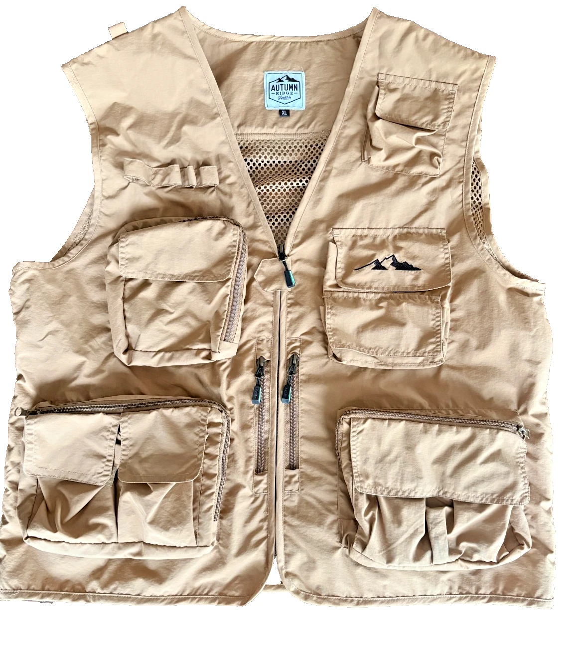 Autumn Ridge Traders Fly Fishing Photography Climbing Vest with 16 Pockets XL