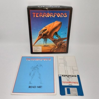Terrorpods - Psygnosis - Commodore Amiga Spiel - Big Box OVP (OHNE Poster)