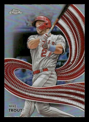 2024 Topps Chrome #S-1 Mike Trout Strokes Los Angeles Angels