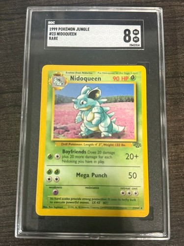 Nidoqueen (Unlimited) graded SGC 8 for sale on eBay