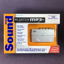 Creative Labs Sound Blaster MP3+ External USB Sound System SB0270 Sealed