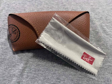 Ray-Ban Universal Soft Case Brown Sunglasses Eyeglasses w/ Cleaning Cloth