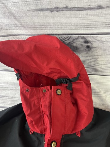 Vintage The North Face Jacket Men Large Red Mountain Gore Tex Hooded Parka 90s - Picture 2 of 17