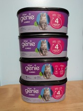 Litter Genie Jumbo Refill 4 Pack - Odor Control Cat Litter packages - NEW/SEALED