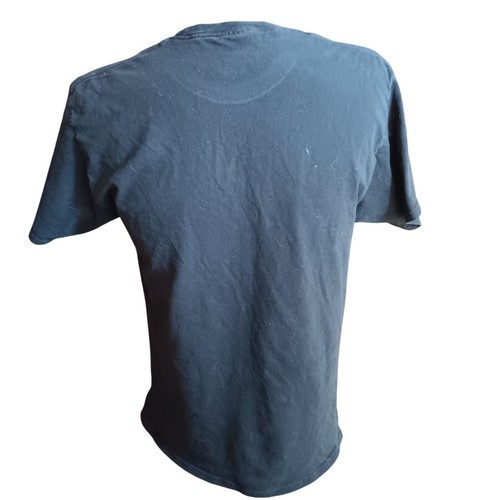 Large T-shirt Subway Uniform Eat Fresh Refresh Graphic Black Cotton Distress - Picture 4 of 5