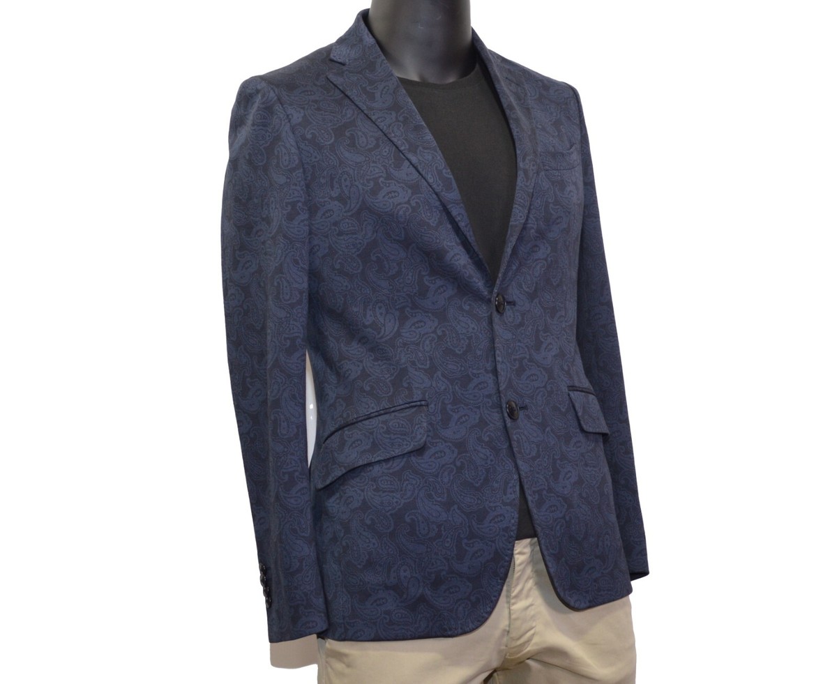 Amazing Men's ETRO New Jersey Blazer 40US/UK 50IT Blue