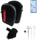 Shoulder bag / holster + earphones for Motorola Edge S Pro Belt Pouch Case