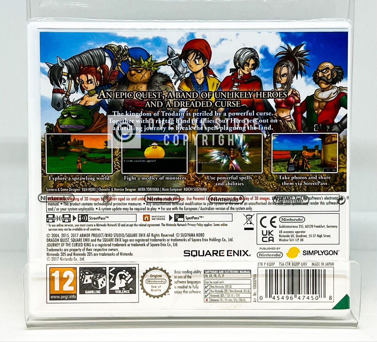 Dragon Quest VIII: Journey Cursed - Nintendo 3DS Game