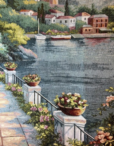 Wall Tapestry Wintage Wall Decoration COMO Tapestry 54x28 inches GOBELIN - Picture 5 of 8
